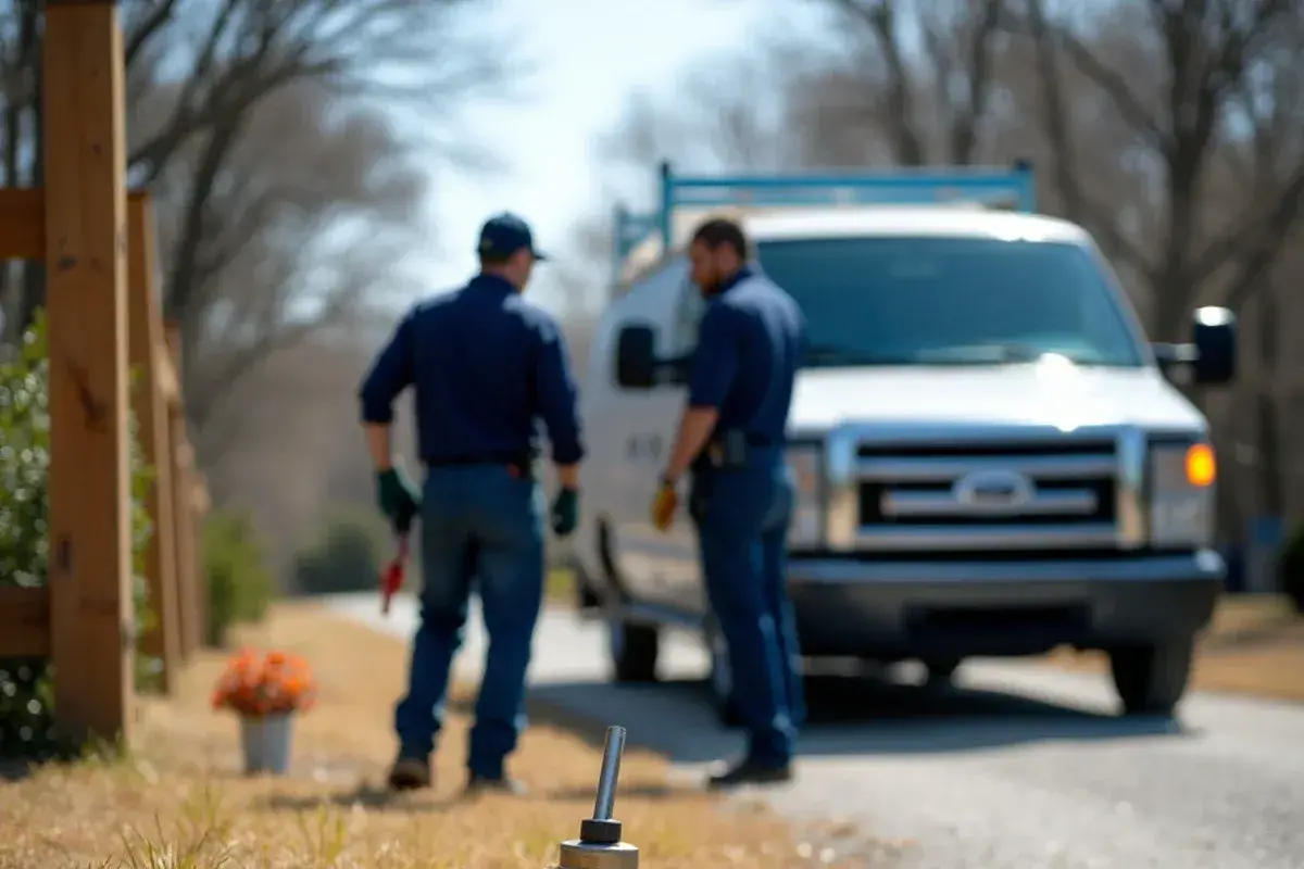Rural meter box with the curb shut-off valve exposed in Weir TX